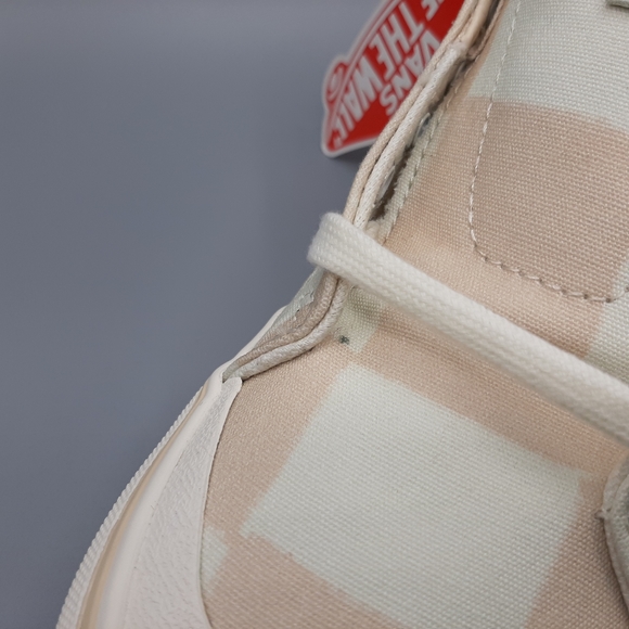 NEW Vans Sk8-Hi Top 138 Decon Big Check Macadamia Checkerboard Women's Size 5.5 - Picture 11 of 11